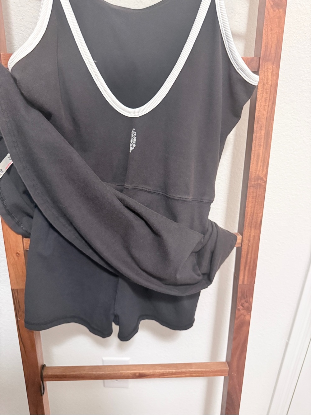 FP Movement by Free People Hot Shot Stretch Cotton Skortsie in Black size MD NWT - Picture 6 of 8
